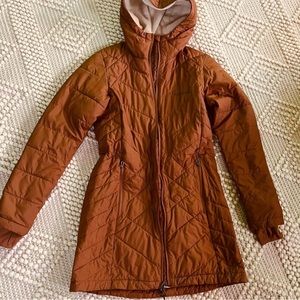 Columbia Heavenly parka camel Small